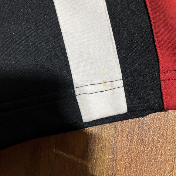 Vintage Y2K Nike Large Silver Tag Red Black Windbreaker Track Basketball Pants - Picture 10 of 10